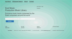 Desktop Screenshot of koolmusic.com